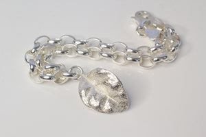 Ramarama Leaf Charm Bracelet - Sterling Silver