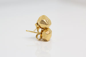 Boulder Studs - Gold Plated