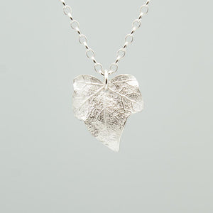 Ivy Leaf Pendant - Sterling Silver