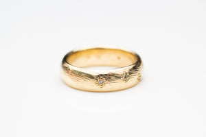 Constellation Band - Yellow Gold with Diamonds