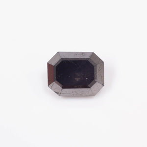 5.8 x 7.4mm 1.71 carat Emerald-Cut Black Diamond