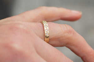 Eternity Band - Yellow Gold with Diamonds