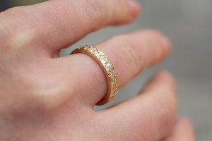 Eternity Band - Yellow Gold with Diamonds
